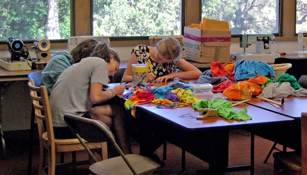 Sewing Machines inspire Creativity at Summer Camp